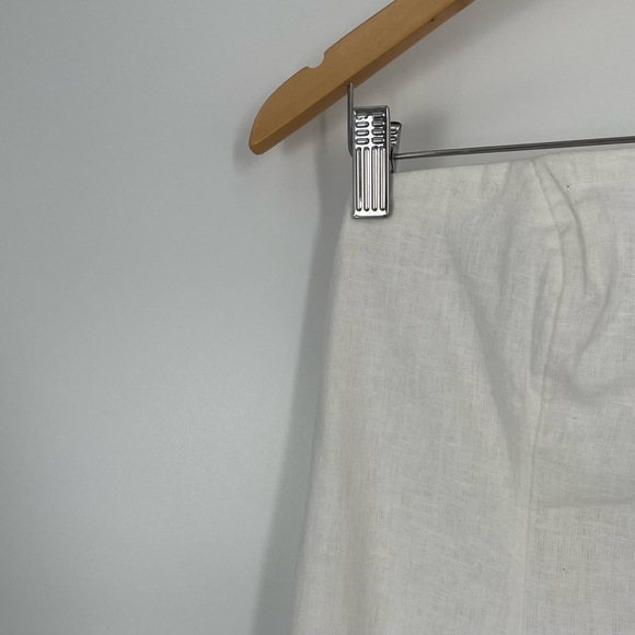 Abercrombie & Fitch Women White Removable Straps A-line Maxi Dress Size S - Picture 6 of 13